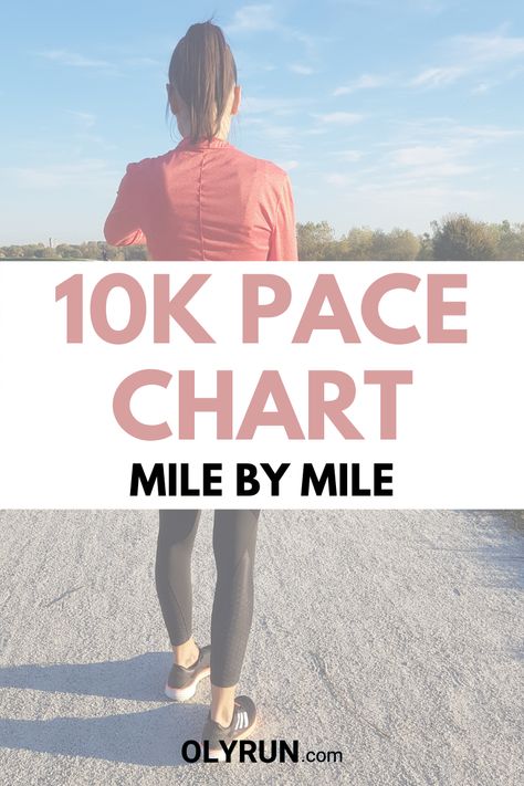 In this article, you can download a 10K pace chart for free and determine split times for each mile or each kilometer of the 10K, in order to run your goal time. #10K #10Ktime #10Kpace Running Warm Up, Half Marathon Tips, Running Safety, Running Essentials, Training For A 10k, Running Nutrition, Running Drills, Marathon Tips, Strength Training For Runners