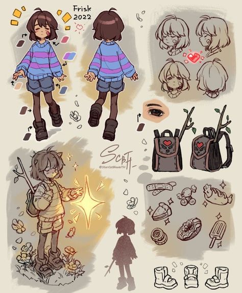 Croquis, Undertale Frisk, Sans E Frisk, Cute Backpack, Undertale Funny, Toby Fox, Undertale Drawings, Undertale Cute, Undertale Art