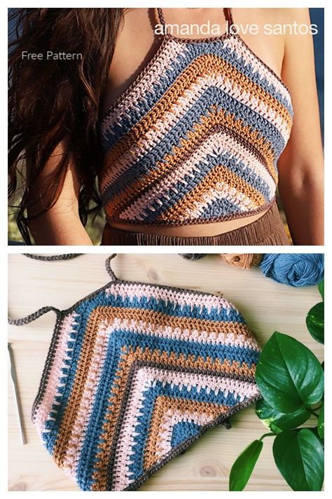 Pura Vida Halter Top Free Crochet Patterns Crochet Clothes T-shirts & Tank Tops, Halter Top Free Crochet Pattern, Crochet Patterns Halter Tops, Free Halter Top Crochet Pattern, Halter Top Knitting Pattern, Knit Halter Top Pattern Free, Crochet Halter Top Pattern Free Easy, Free Crochet Halter Top Pattern, Halter Top Crochet Pattern Free