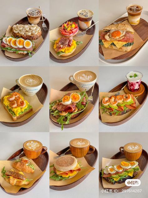 Brunch For One, Cafe Sandwiches, French Cushion, Healthy Food Menu, Healthy Food Dishes, Makanan Diet, Cushion Sofa, Healthy Food Motivation, Food Recepie