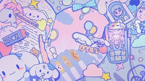 Ipad, Stars, Cinnamoroll Wallpaper, Cartoon Characters, Wall