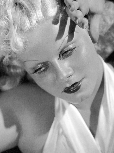 Jean Harlow Photo by: George Hurrell (1933) George Hurrell, Jean Harlow, Blonde Bombshell, I Love You, Blonde, Love You, I Love