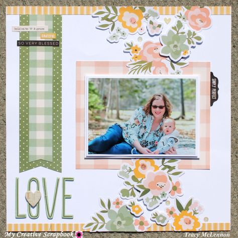 My Creative Scrapbook- August Main Kit Simple Stories- Spring Farmhouse Collection Spring Scrapbook, Woodland Whimsy, Scrapbook Themes, Family Layout, Wedding Scrapbooking Layouts, Scrapbook Design Layout, Ctmh Layouts, Beautiful Scrapbook Layouts, Spring Farmhouse