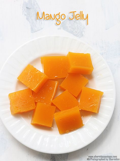 Mango jelly recipe Mango Jelly Recipe, Food Photography Cake, Mango Jelly, White Chocolate Fudge, Jello Cake, Photography Cake, Jelly Recipe, Snack Craving, Mango Puree