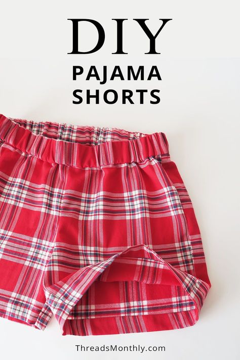 Sew Shorts, Shorts Pattern Sewing, Shorts Pattern Free, Sewing Shorts, Sewing Machine Projects, Cute Sewing Projects, Diy Shorts, Sewing Projects Clothes, Fabric Sewing Patterns