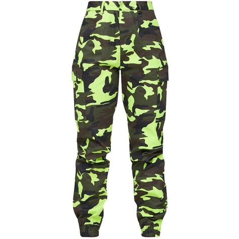 Stone Camo Print Cargo Trousers ($42) ❤ liked on Polyvore featuring pants, bottoms, camoflauge cargo pants, grey cargo pants, camo cargo pants, camo pants and gray pants Camo Outfits, Green Camo Pants, Camo Cargo Pants, Green Trousers, Sweatpants Outfit, Camouflage Pants, Pants Green, Pants Cargo, Black Ripped Jeans