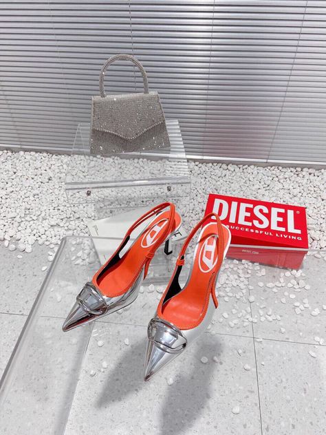 #diesel #heels Heels, Wardrobe Organisation, Diesel Heels, Y2k Heels, Diesel Shoes, Closet Organizer, Closet Organization, Dream Closet, Sneakers
