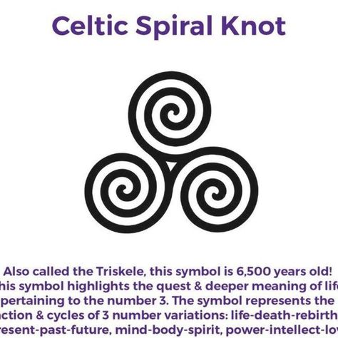 Knot Symbolism, Celtic Spiral Knot, Celtic Symbols And Meanings, Spiral Symbol, Spiral Knot, Celtic Tattoo Symbols, Spiral Tattoos, Wrist Tattoo Ideas, Sejarah Kuno