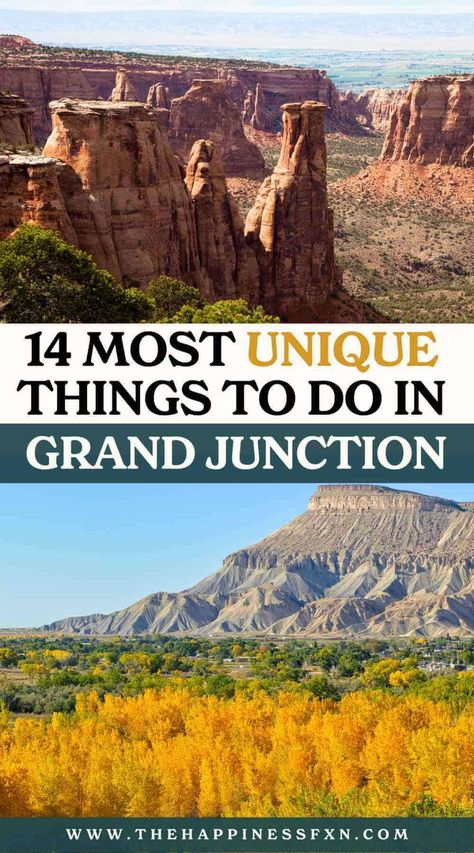 Colorado Attractions, Colorado National Parks, Colorado Travel Guide, Western Colorado, Colorado National Monument, Grand Junction Colorado, Utah Vacation, Usa Roadtrip, Visit Colorado