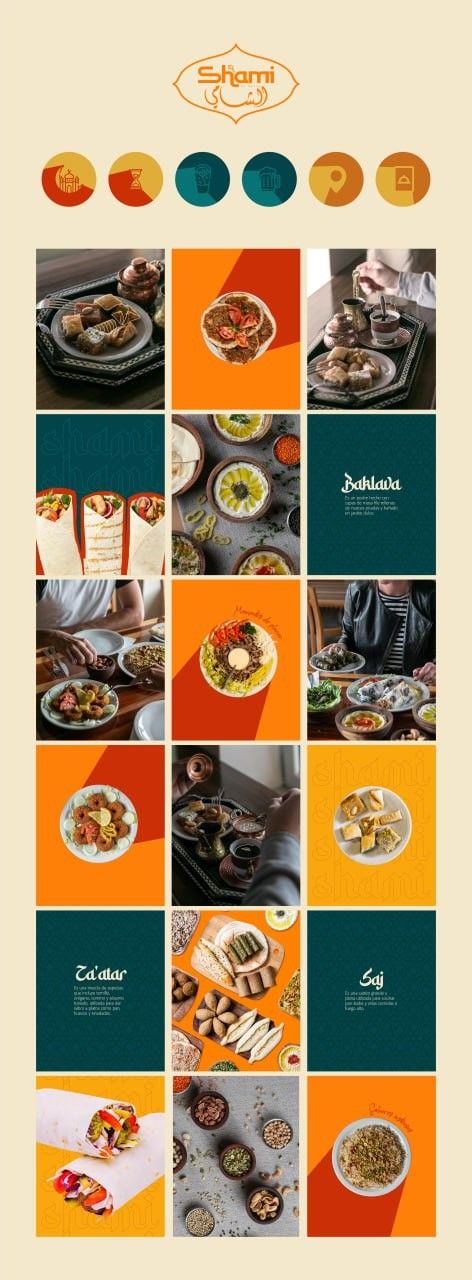 New proposal for social media comunication. Food Instagram Profile, Food Catering Instagram Feed, Instagram Grid Layout Ideas Restaurant, Social Media For Restaurants, Bar Social Media Design, Catering Social Media, Lebanese Restaurant Design, Restaurant Social Media Design, Food Instagram Feed