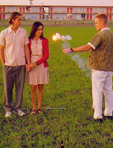 Luke Wilson, Lumi Cavazos, Owen Wilson, Bottle Rocket. Luke Wilson Bottle Rocket, Bottle Rocket Wes Anderson, Bottle Rocket Movie, The Darjeeling Limited, Life Aquatic With Steve Zissou, Wes Anderson Aesthetic, Darjeeling Limited, Luke Wilson, Wes Anderson Style