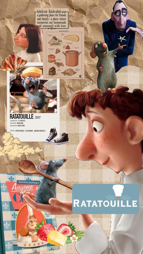 Chef Wallpaper Aesthetic, Chef Wallpaper Art, Chef Aesthetic Wallpaper, Colette Aesthetic, Ratatouille Aesthetic, Ratatouille Wallpaper, Chef Wallpaper, Ratatouille Rat, Ratatouille Film