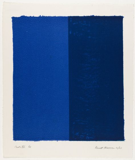 Barnett Newman. Canto VIII from 18 Cantos. 1963 | MoMA Tachisme, Action Painting, Colour Field, Barnett Newman, Richard Diebenkorn, Frank Stella, Alberto Giacometti, Tate Gallery, Whitney Museum