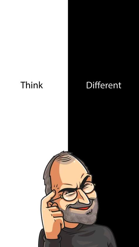 Entrepreneur Wallpaper Iphone, Steve Jobs Think Different, Steve Jobs Quotes Wallpapers, Business Wallpaper Iphone, Think Different Wallpaper, Steve Jobs Wallpaper, Jobs Wallpaper, Steve Jobs Art, Steve Jobs Images