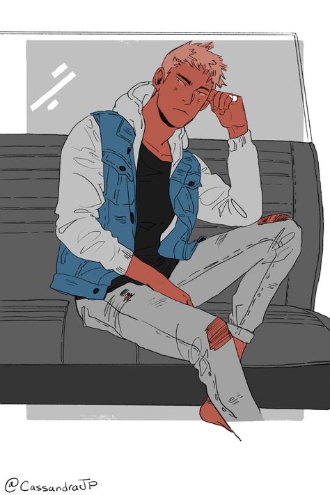 Cassandra Jean on Twitter: "Sitting in the back seat glaring at you in the rearview mirror… " Cassandra Jean, Different Art Styles, Art Corner, Grey Art, Character Poses, Character Sketch, Character Design Male, Human Art, Rearview Mirror