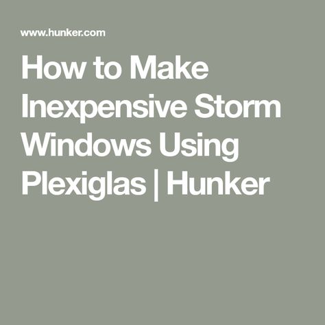 How To Make Interior Storm Windows, Storm Windows Diy, Diy Interior Storm Windows, Window Screen Frame, Interior Storm Windows, Storm Windows, Window Repair, Window Screens, Modern Cottage