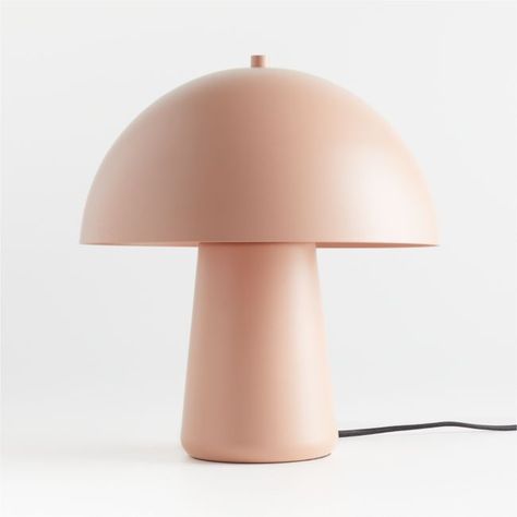 Clay Table, Kids Desk Lamp, Rose Gold Lamp, Kids Table Lamp, Pink Table Lamp, Hoop Light, Mushroom Lights, Cool Kids Rooms, Kids Lamps