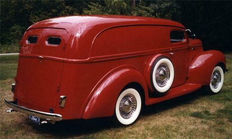 1940 FORD CUSTOM PANEL TRUCK - Delivery Trucks, Sedan Delivery, Automobile Advertising, 1940 Ford, Built Ford Tough, Chevy Pickup Trucks, Panel Truck, Old Pickup Trucks, Antique Trucks
