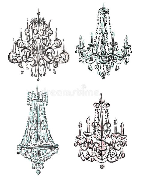 Photo about A set of chandelier drawings, hand-drawn. Illustration of element, line, light - 26575928 Draw Chandelier, Chandelier Drawing, Chandelier Tattoo, Sketch Note, Chandelier Art, Interior Design Sketches, Interior Sketch, Tableau Art, Blender 3d