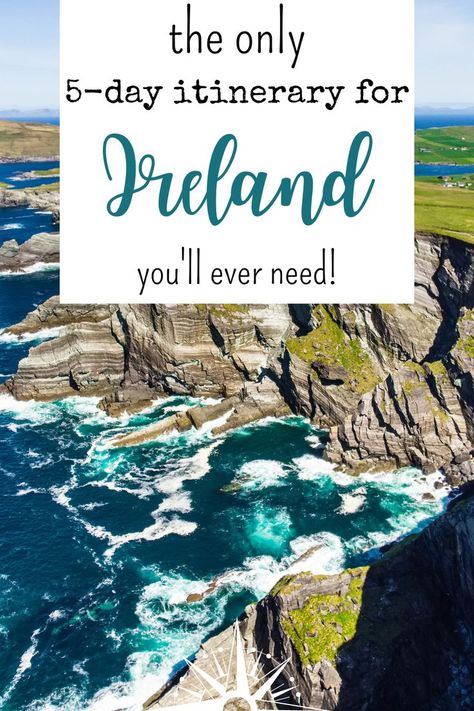 5-day itinerary ireland 4 Day Road Trip Ireland, Southern Ireland Road Trip Itinerary, Ireland Vacation Itinerary, 5 Days Ireland, Roadtrip Ireland 5 Days, Ireland 5 Day Itinerary, 5 Days In Ireland Itinerary, Best Ireland Itinerary, Ireland 6 Day Itinerary