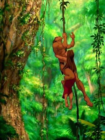 My favorite scene in Tarzan Tarzan Disney, Disney Quizzes, Disney Character Art, Tarzan And Jane, Foto Disney, Come With Me, Walt Disney Pictures, Disney Favorites, Arte Disney