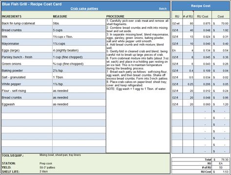 The Beverage Cost Spreadsheet design is an invaluable tool. In spreadsheets, you can arrange data and do calculations in a very successful and simple way. The following taste spreadsheet may help you with many different purposes in creating your own Beverage Cost Spreadsheet. Storage Inventory, Inventory Spreadsheet, Menu Recipe, Cost Of Goods Sold, Recipe Cards Template, Food Cost, Recipe Template, Restaurant Management, Budget Spreadsheet