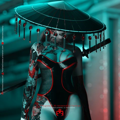 Fully Rigged 3D Samurai Hat by ParallaxCreates, ParallaxCreates - Jeremiah Rojas on ArtStation at https://www.artstation.com/artwork/XgxeWa Samurai Hat Draw, Japanese Straw Hat Samurai, Samurai Straw Hat, Samurai Girl Art, Samurai Pirate, Woman Samurai, Samurai Female, Female Samurai Tattoo, Women Samurai