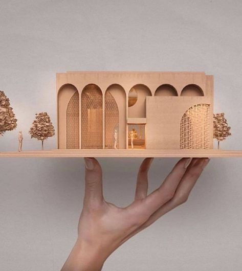 Arcade Design Architecture, Medditeranean Architecture, Architecture Roof Design, Architecture Model Making Ideas, Maquette Architecture, مركز ثقافي, Desain Pantry, Concept Models Architecture, Architecture Concept Diagram