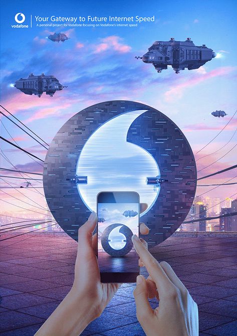 Creative Mobile Ads, Game Creative Ads, Internet Creative Ads, Phone Creative Ads, Key Visual Design Inspiration, Key Visual Design Ideas, Key Visual Advertising, Vodafone Advertising, Telecom Ads