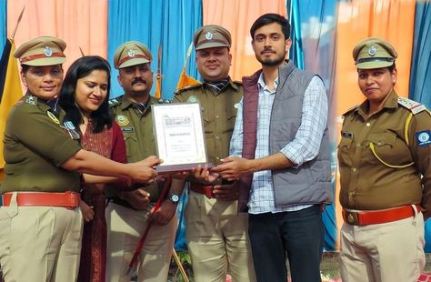 Abhinav Thakur on Instagram: "The day was of great honour as I was invited to perform for Police Department...!!! I am so overwhelmed to share that I have been awarded for my performance by our Honourable Commandant Shubhra Tiwari , DSP ,ASP and SHO Receiving this award, respect and love from these authorities has been an absolute honour 🙌 #irbn #himachalpradesh #dhaulakuan #sirmaur" Instagram, Dsp Police, Himachal Pradesh, Police Department, The Day, Quick Saves