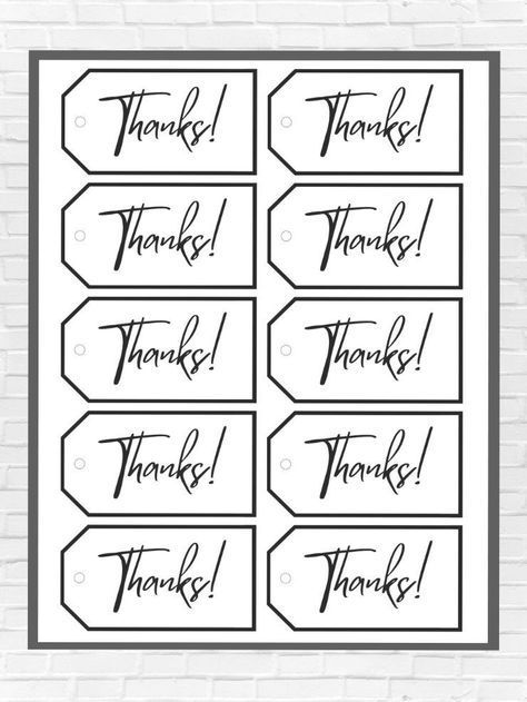 Looking for free printable thank you tags? I have 25 gorgeous options for you to check out! From bold to minimal, there's something for everyone. Sign up today to instantly download all 25 for free! Free Printable Tags Templates, Free Printable Favor Tags, Funny Family Christmas Cards, Diy Invitation Card, Large Gift Tags, Printable Tags Template, Thank You Tag Printable, Thank You Template, Free Printable Tags