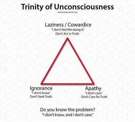 unconsciousness, trinity, evil, lazy, coward, ignorance, apathy http://evolveconsciousness.org/trinity-of-unconsciousness/ Philosophy Books, Perception Vs Reality, Philosophy Theories, Philosophy Major, Logic And Critical Thinking, Money Lifestyle, Vegan Party, Psychological Tips, Psychology Quotes