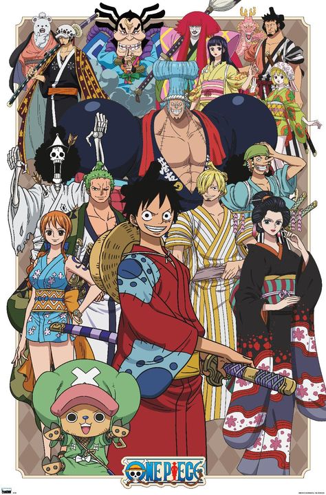 PRICES MAY VARY. This Trends One Piece - Alliance Wall Poster uses high-resolution artwork and is printed on PhotoArt Gloss Poster Paper which enhances colors with a high-quality look and feel High-quality art print is ready-to-frame or can be hung on the wall using poster mounts, clips, pushpins, or thumb tacks Officially Licensed wall poster Easily decorate any space to create the perfect decor for a party, bedroom, bathroom, kids room, living room, office, dorm, and more Perfect size for any Whole Cake Island, Kebun Herbal, One Piece Logo, Whole Cake, One Piece Series, One Piece Crew, Zoro One Piece, One Peice Anime, Pokemon Drawings