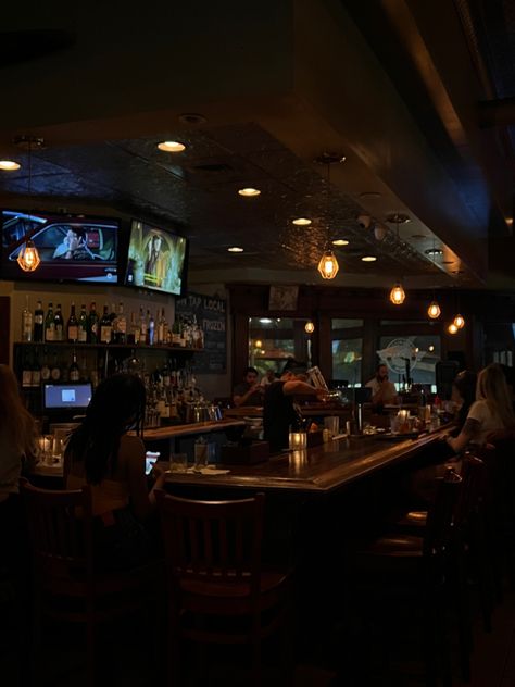 Man At Bar Aesthetic, Bar Place Aesthetic, Mini Bar Aesthetic Dark, Pub Owner Aesthetic, Dancing In A Bar Aesthetic, Bars Aesthetic Night, Hometown Bar Aesthetic, Bar Scene Aesthetic, Finlay Donovan Aesthetic