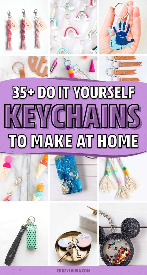 Tela, Keychain Crafts Diy, Diy Keychains To Sell How To Make, Diy Crafts To Make And Sell, Keychain Crafts For Kids, Diy Keychain For Him, Keychain Display Ideas Craft Fairs, Cute Diy Keychains, Diy Keychains To Sell