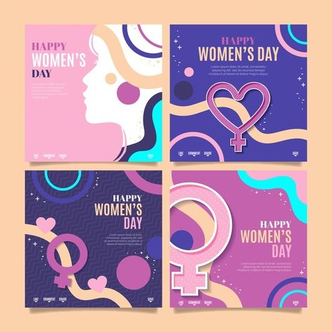 Cool Instagram Posts, Instagram Infographic, International Womens Day Poster, Happy Woman's Day, Instagram Feed Tips, Business Branding Inspiration, Banner Design Layout, Happy Woman Day, Instagram Template Design