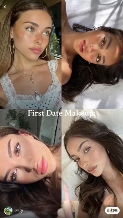 First Date Makeup, Flot Makeup, Special Occasion Makeup, Date Night Makeup, Glam Makeup Tutorial, Makeup Face Charts, Pretty Makeup Looks, Date Makeup, Elegant Makeup