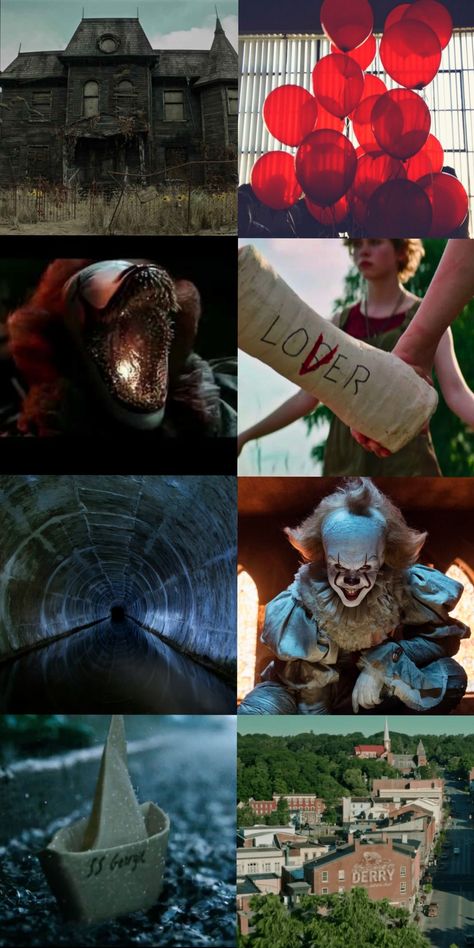 It Stephen King Art, It Movie Aesthetic, Pennywise Wallpaper, Es Pennywise, It Wallpaper, It Aesthetic, Loser Club, Horror Aesthetic, Film Horror