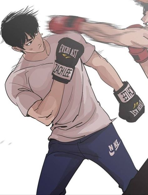 Superhero Art Drawing, Zin Lee, Anime Boxing, Boxing Anime, Anime Training, Boxing Art, Mighty Mike, Martial Arts Anime, Gym Art
