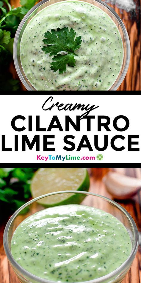 Creamy Cilantro Dip, Cilantro Fish Taco Sauce, Essen, Cilantro Lime Dipping Sauce, Creamy Avocado Cilantro Lime Dressing, Cilantro Dipping Sauce Creamy, Cilantro Lime Taco Sauce, Vegan Cilantro Lime Sauce, Fish Taco Cilantro Lime Sauce