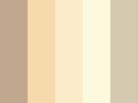 Beige And Pastel Color Palette, Creme Colour Palette, Sandy Brown Color Palette, Cream Palette Color, Beige Pallete Color, Cream And Gold Color Palette, Beige Complimentary Colors, Gold Beige Color Palette, Colors That Go With Cream