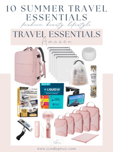 Study Abroad Essentials, Study Abroad Packing, Abroad Packing List, Summer Travel Essentials, International Travel Essentials, Carry On Packing Tips, Girls Weekend Getaway, Cyndi Spivey, Travel Preparation