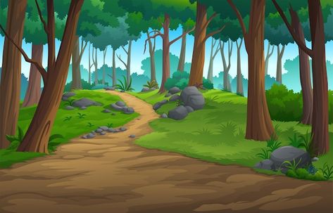 Cartoon Background Jungle, 2d Background Animation, 2d Animation Background, Jungle Image, Jungle Cartoon, Jungle Images, Forest Cartoon, Idle Game, Tree Photoshop