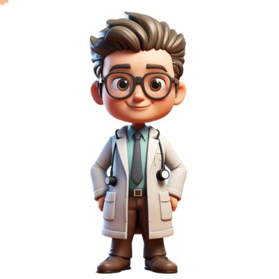 Doctor Character Design, Doctor Character, Doctor Cartoon, Cartoon Doctor, Happy Cartoon, Free Png, Transparent Background, Quick Saves