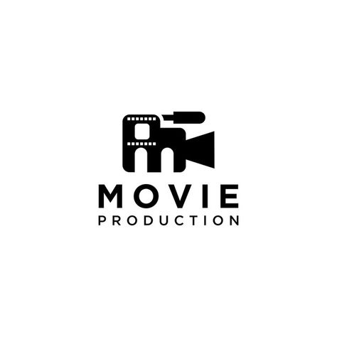 Letter mp movie production film logo des... | Premium Vector #Freepik #vector #film-logo #movie-logo #video-recorder #cinema-logo Movie Logo Aesthetic, Film Design Logo, Movie Production Logo, Film Production Logo, Film Logo Design, Story Motion, Icon Minimal, Cinema Logo, Logo Film