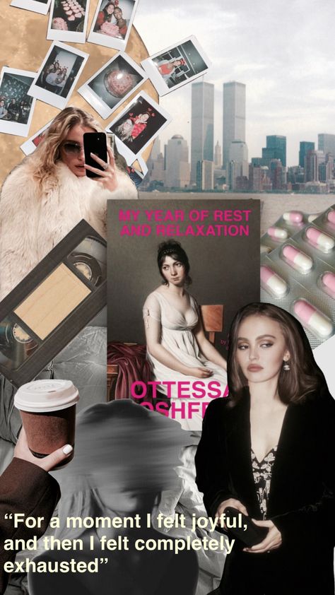 My Year of Rest & Relaxation - Otessa Moshfegh #bookshuffles #booktok #aesthetic #nyc Otessa Moshfegh Books, A Year Of Rest And Relaxation Aesthetic, Otessa Moshfegh Aesthetic, My Year Of Rest And Relaxation Aesthetic, My Year Of Rest And Relaxation, Relaxation Aesthetic, Year Of Rest And Relaxation, Booktok Aesthetic, Feminine Rage