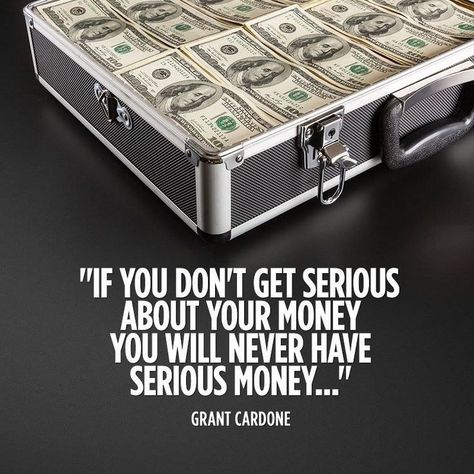 Money Quotes Motivational, Millionaire Motivation, Money Millionaire, Hustle Money, Quotes Money, Money Cant Buy, Finance Quotes, Money Motivation, Grant Cardone