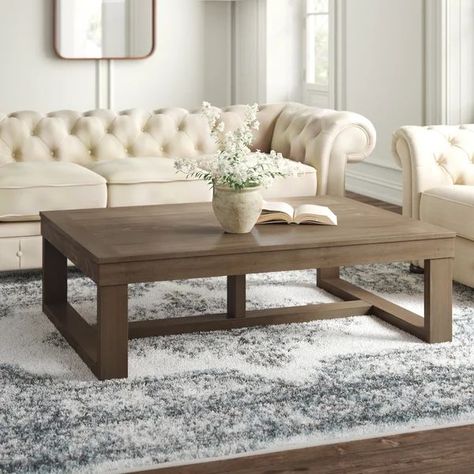 Magnolia Home By Joanna Gaines X … curated on LTK Floor Shelf, Coffee Table Rectangle, Wayfair Furniture, Coffee Table Wayfair, Kitchen Sale, Wood Console Table, Wood Console, Table Wood, Coffee Table With Storage
