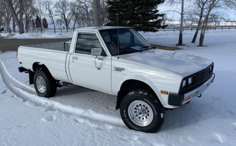 Even with the "comeback" of the small truck, mid and full size trucks reign supreme these days. Would you relive the small truck heyday in this 1986 Power Ram 50? #Dodge Small Pickup Trucks, Dakota Truck, Power Ram, Small Pickups, Pickup Trucks For Sale, Tonka Trucks, Lot 29, American Racing Wheels, Vintage Pickup