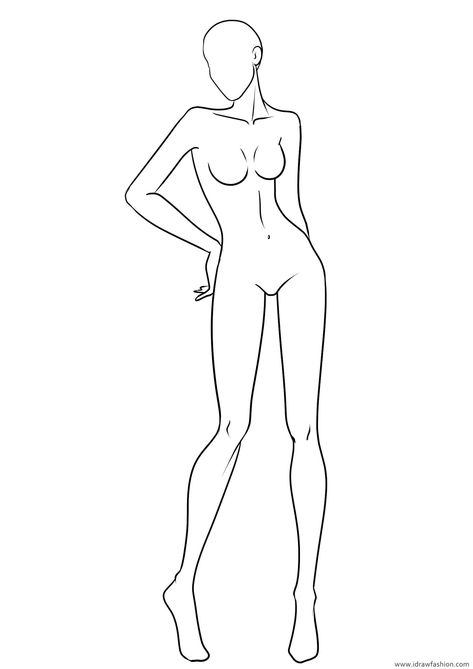 Figure Template 42 otlines by Teya Bozhilova – Fashion Template 42 I Draw Fashion, Figure Template, Fashion Sketch Template, Fashion Illustration Template, Croquis Fashion, Fashion Figure Templates, Fashion Template, Fashion Illustration Poses, Fashion Model Sketch